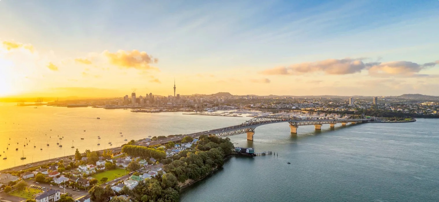 Auckland City Skyline